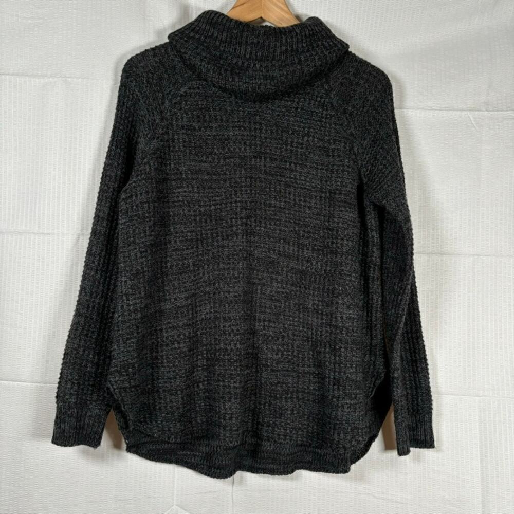 🔵 IT'S OUR TIME Women`s Size XS Black Turtleneck Winter Cozy Sweater